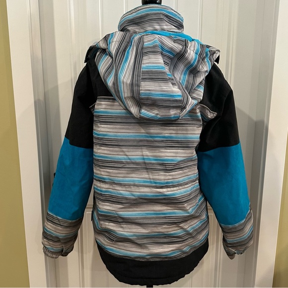 Monster Energy Blue Ski Snowboard Jacket Boys Size 14 Winter - Picture 6 of 14